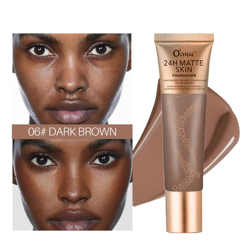 Long-Lasting Waterproof Matte Liquid Foundation - 23
