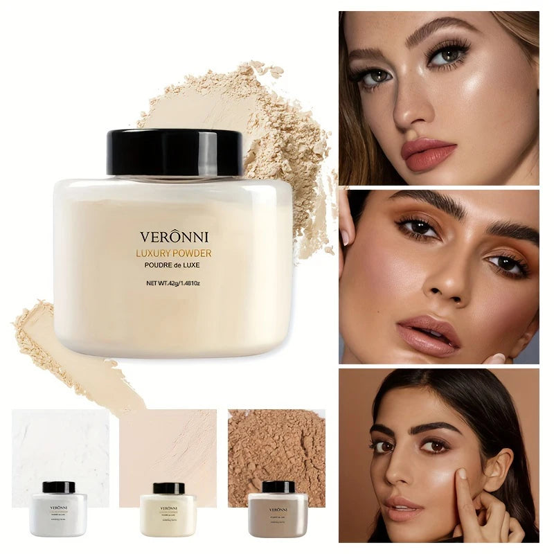 Oil-Control Loose Setting Powder for Flawless Matte Finish