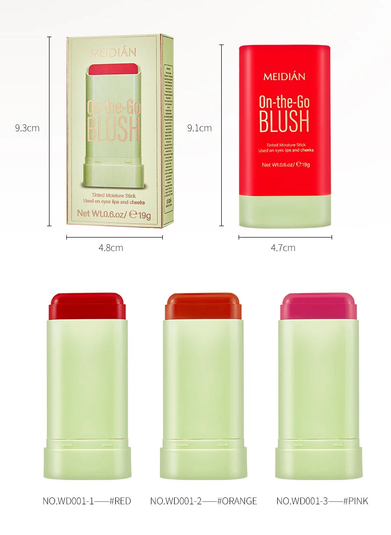 3-in-1 Tinted Moisturizing Blush and Lip Stick - 21