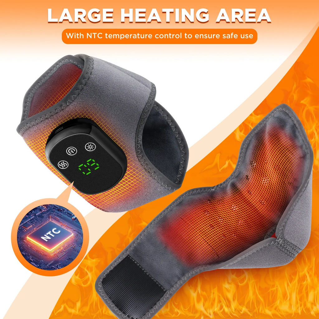 Heated Ankle Massager with Vibration Therapy