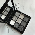 9-Color Smoky Matte and Shimmer Eyeshadow Palette