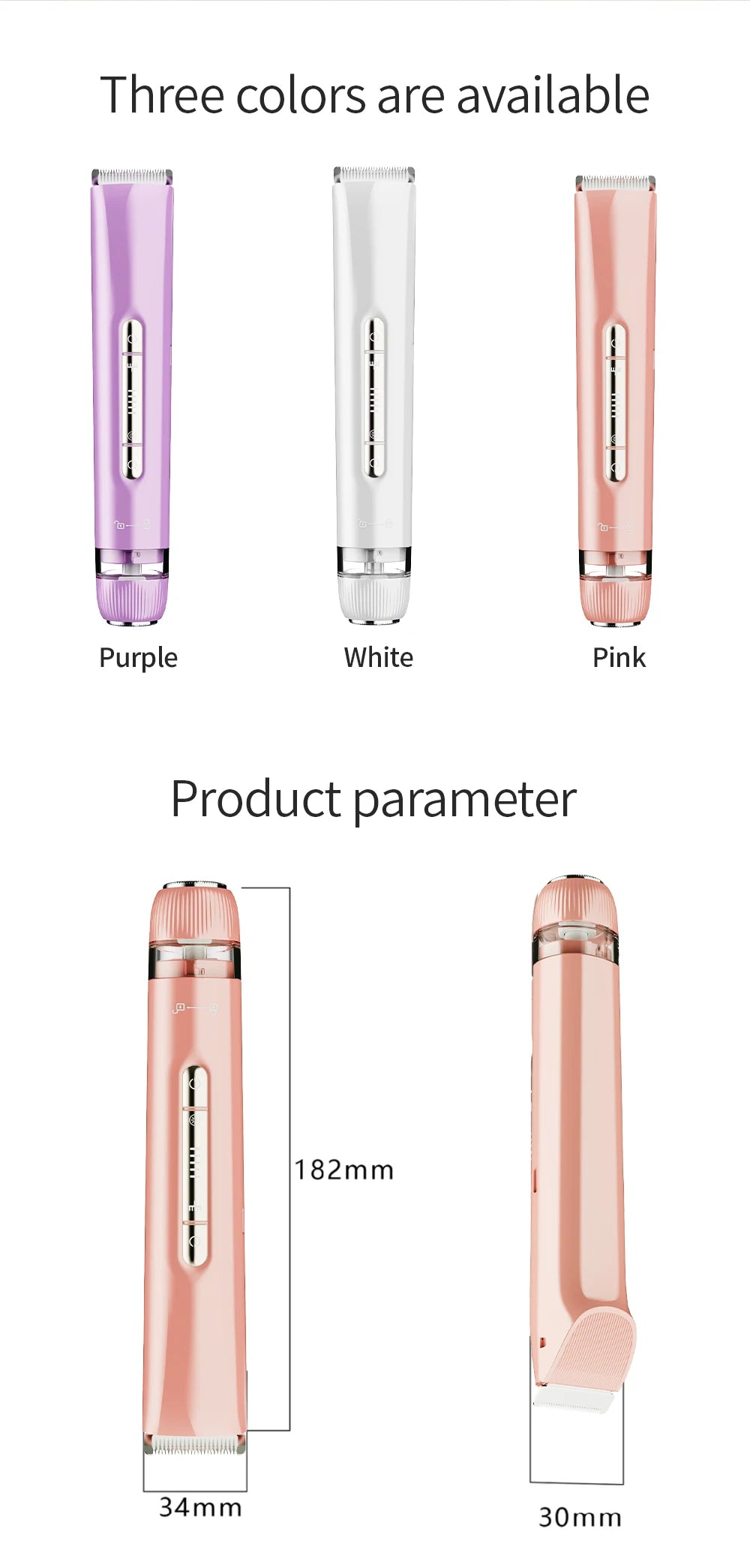 Pain-Free Waterproof 2-in-1 Electric Bikini and Body Trimmer - 13