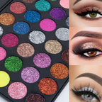 35-Color Shimmer & Glitter Eyeshadow Palette