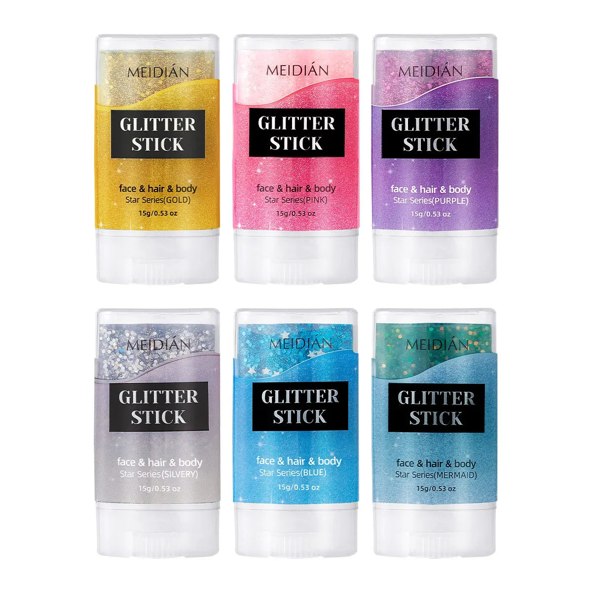 Shimmering Body and Face Glitter Stick
