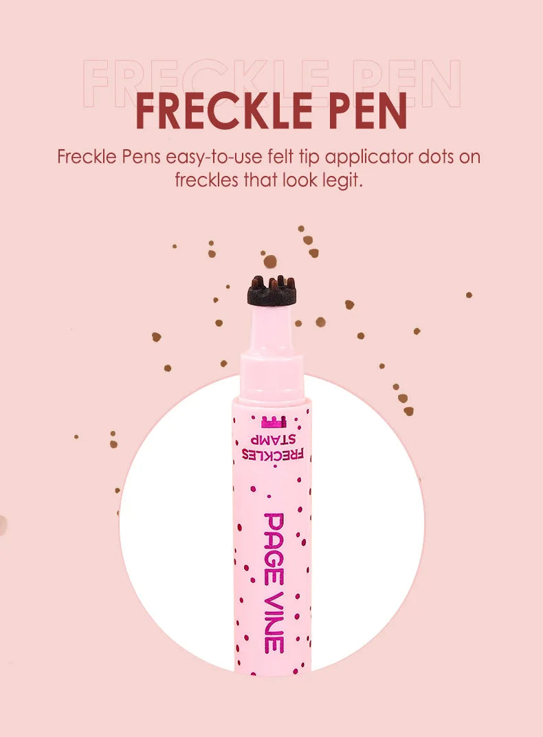 2-in-1 Waterproof Freckle Stamp and Eyeliner Pen