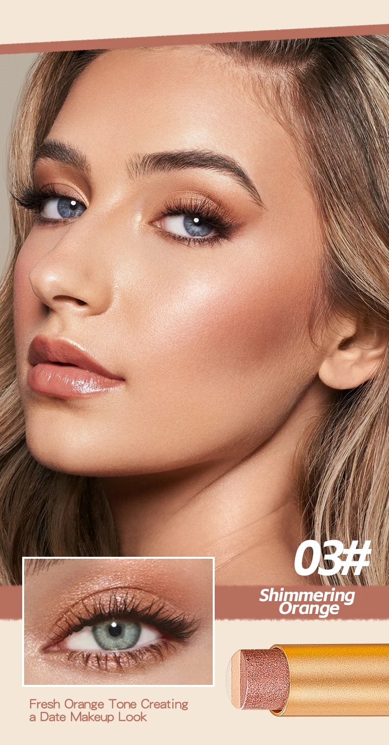 Three-Tone Gradient Eyeshadow Stick for Beginners - 17