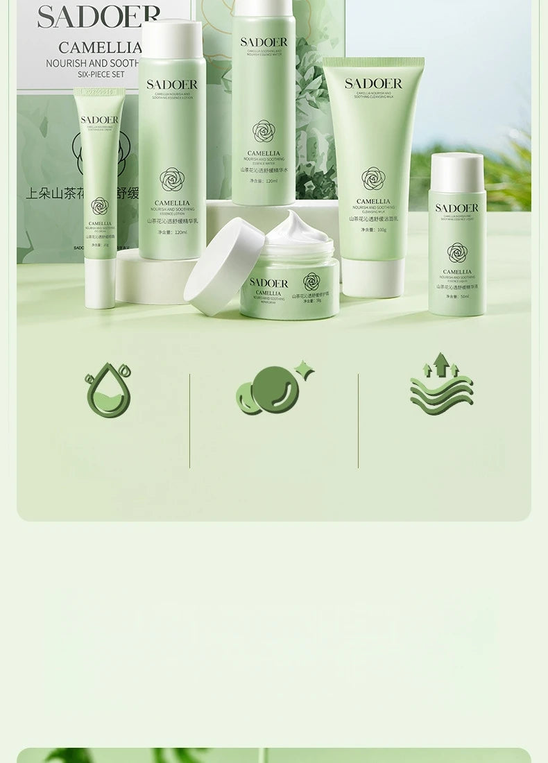 Camellia Nourishing and Soothing 6-Piece Skincare Set - 9