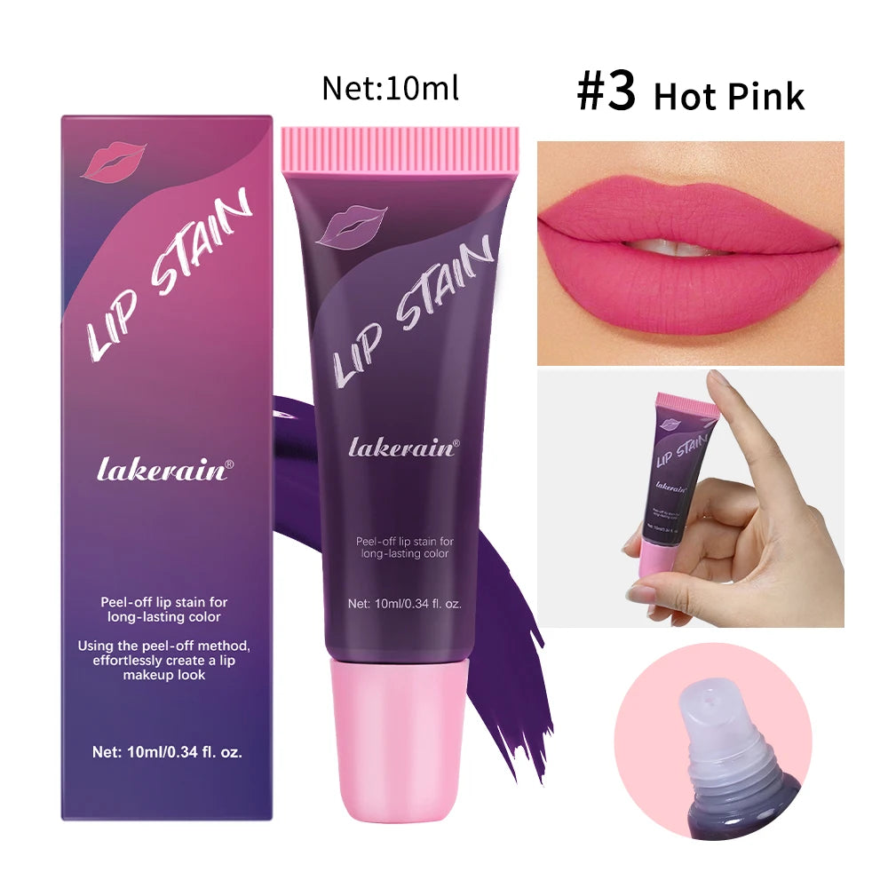 Waterproof Peel-Off Lip Stain Tattoo Tint