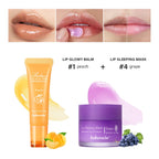 Moisturizing Lip Balm and Overnight Recovery Mask Set