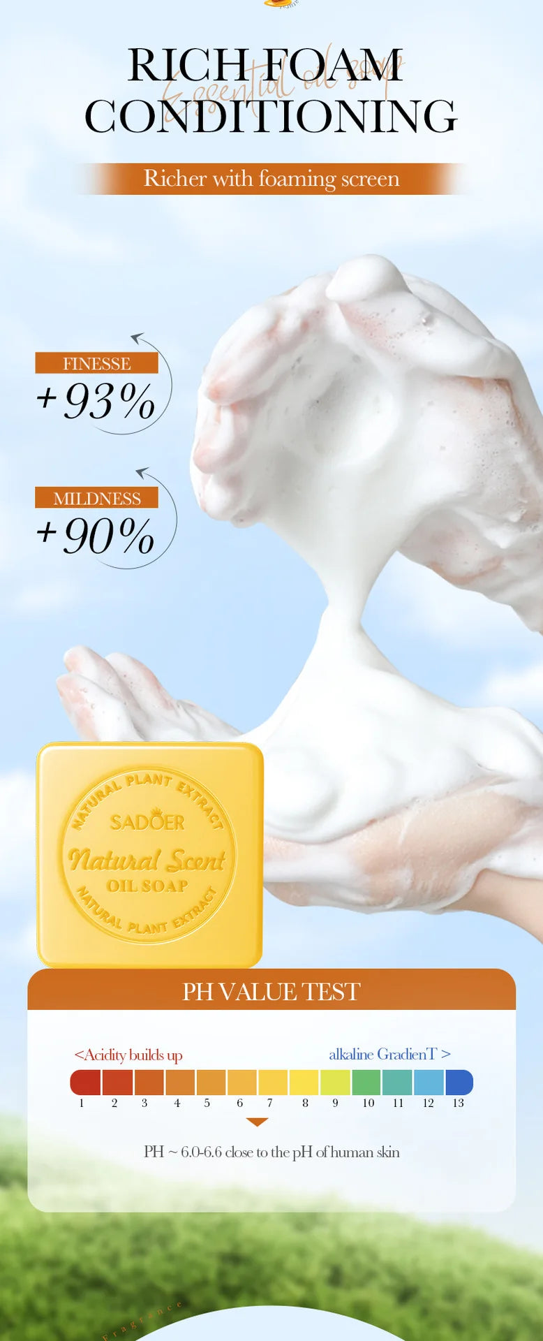 Natural Honey Handmade Cleansing Bar for Smooth Glowing Skin
