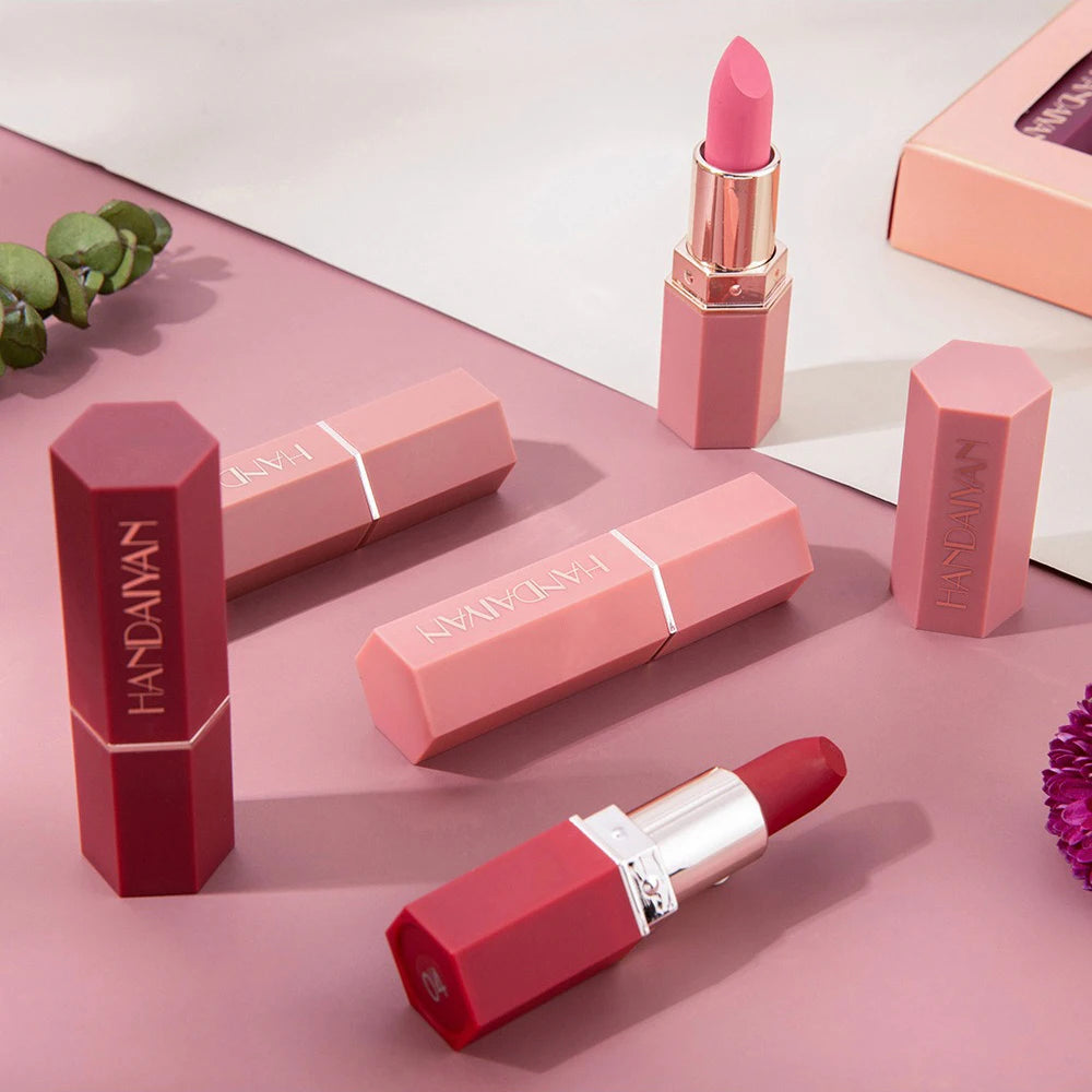 Velvet Matte Lipstick Set for Long-Lasting Wear