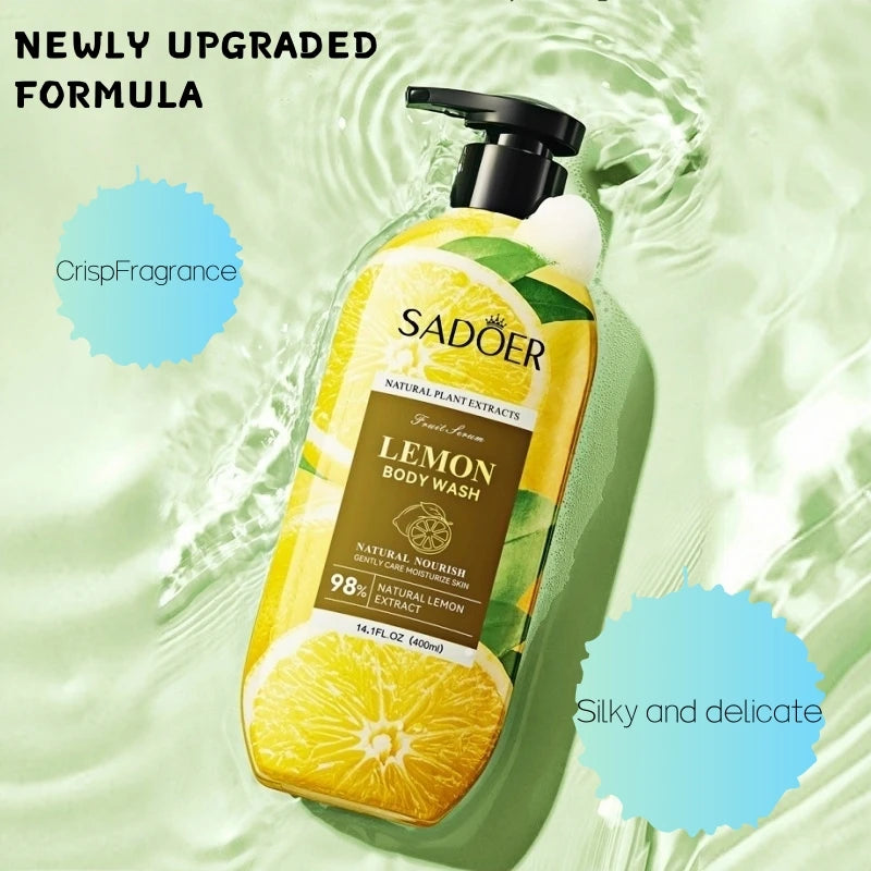 Refreshing Lemon Moisturizing Body Wash for Smooth Skin