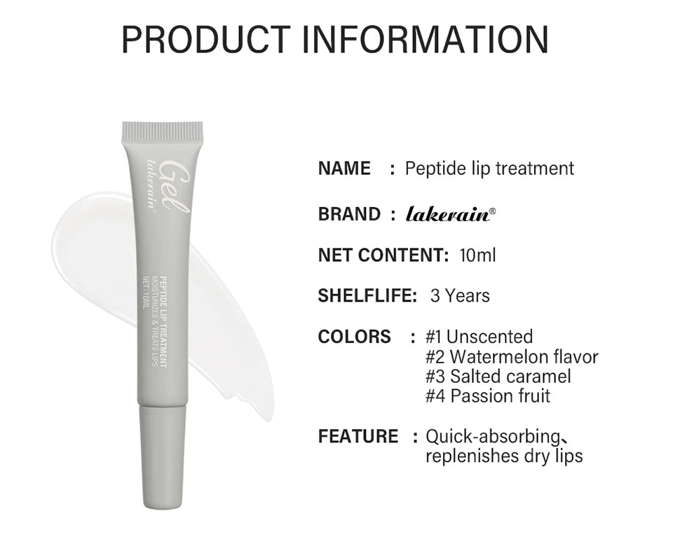 Peptide Moisturizing Lip Repair Treatment Gel