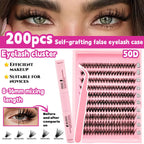 DIY Segmented Cluster Eyelashes for Natural Volume