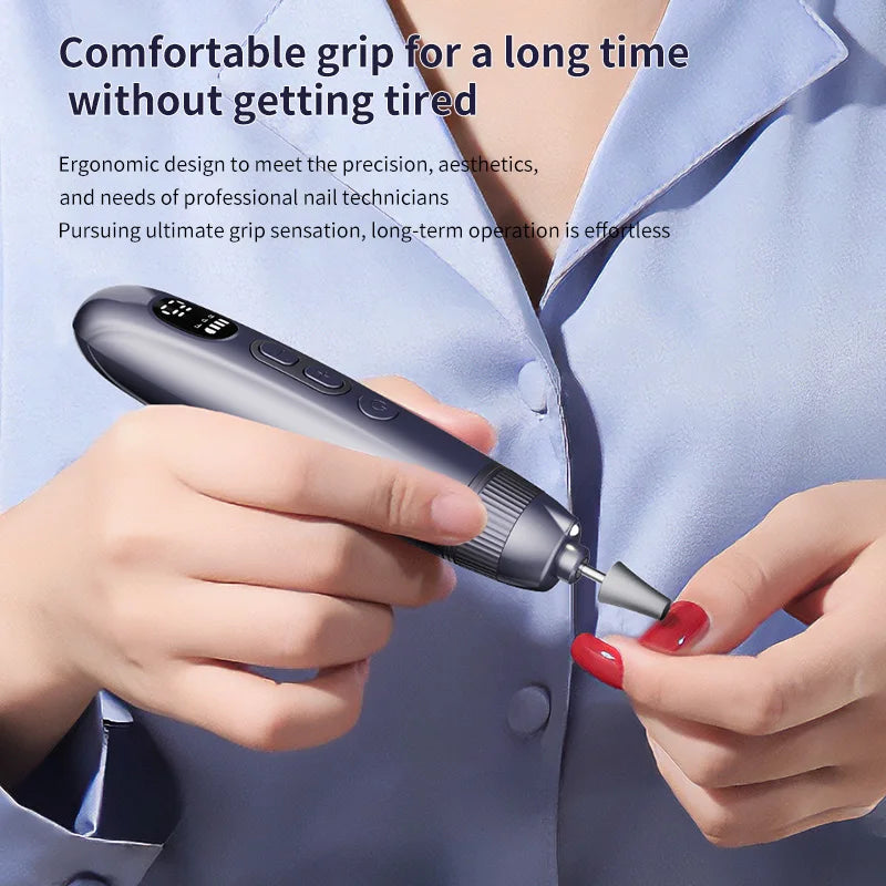 Electric Cordless Nail Drill and Manicure Kit