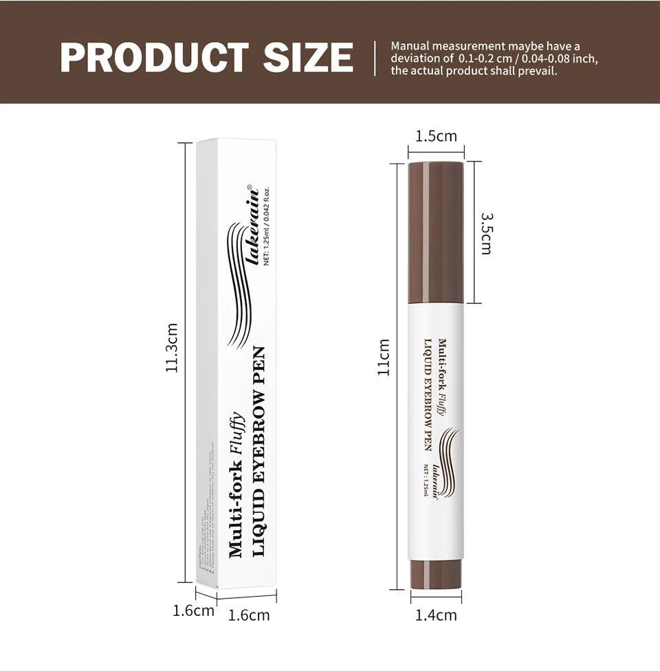 Microblading Multi-Fork Liquid Eyebrow Pen