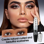 Waterproof 5D Volume Curling Mascara for Natural Lashes