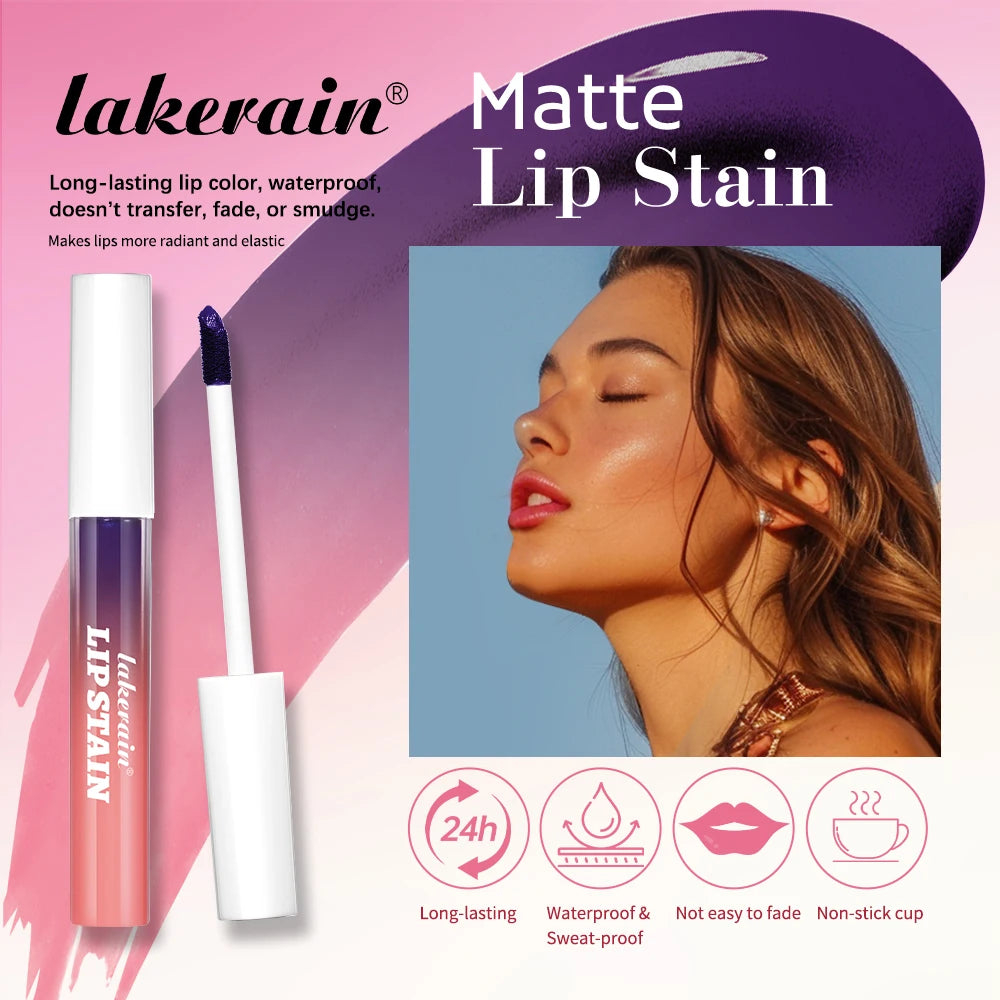 Waterproof Peel-Off Lip Stain for Long-Lasting Color