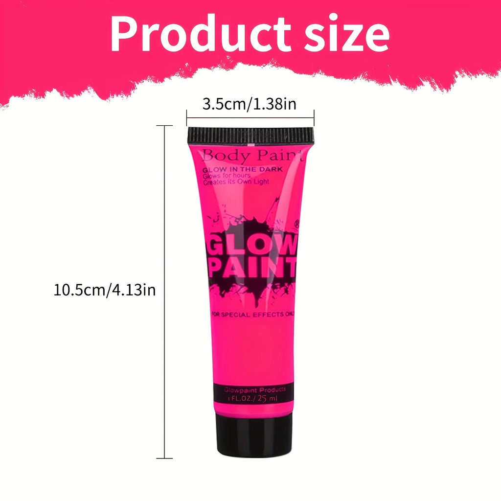 Neon UV Glow Face and Body Paint for Parties