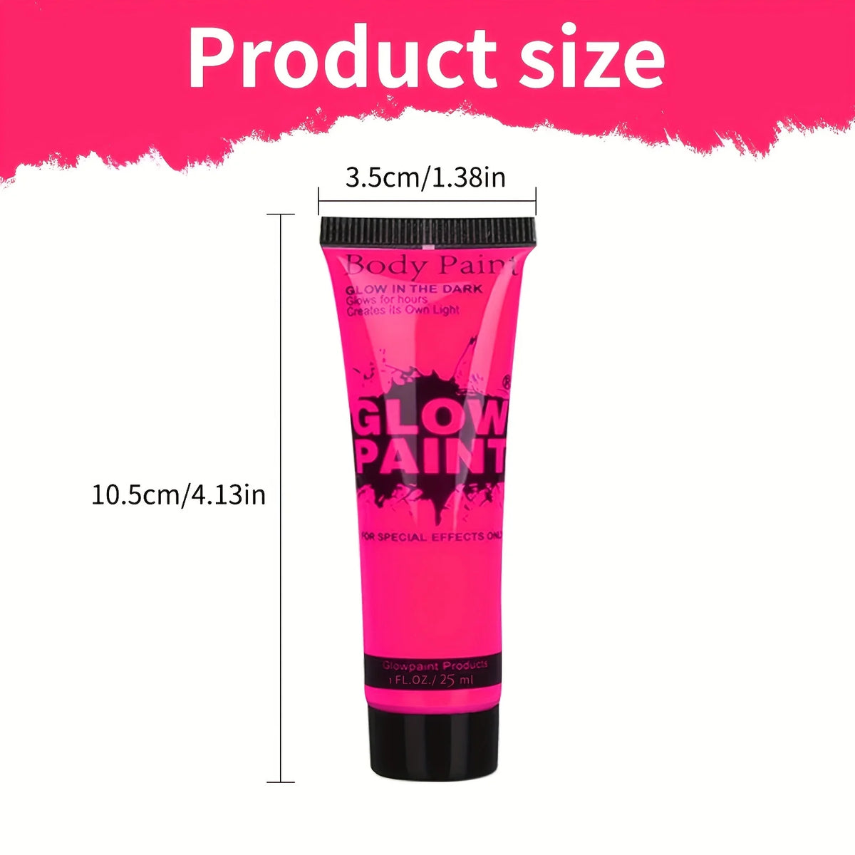 Neon UV Glow Face and Body Paint for Parties