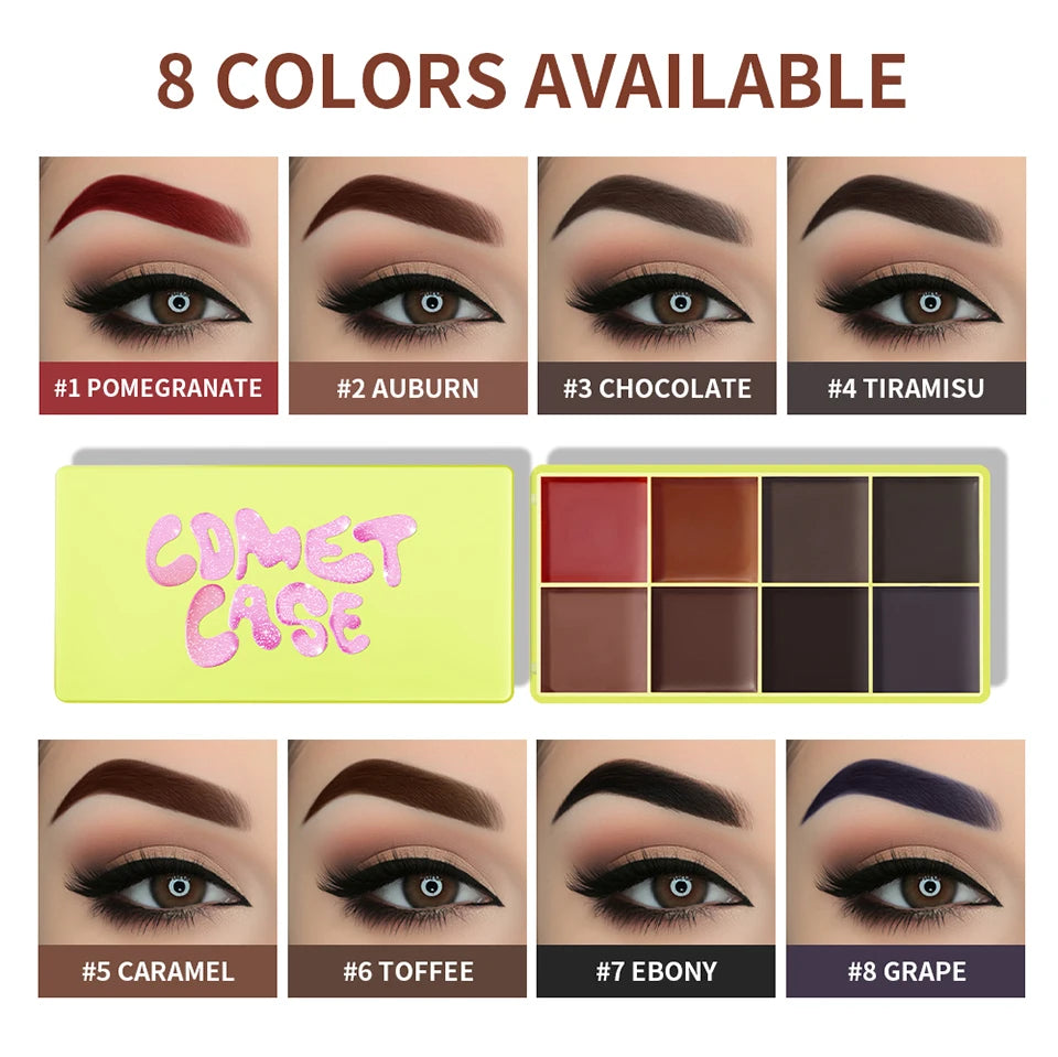 8-Color Cream Contour, Blush and Highlighter Palette