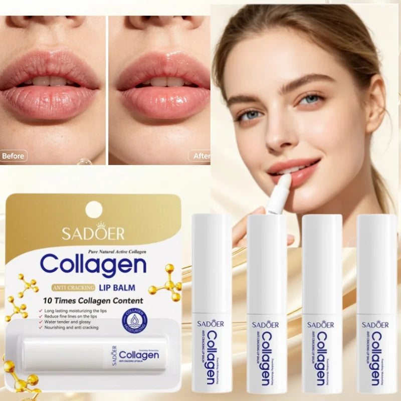 Collagen Anti-Cracking Moisturizing Lip Balm - 1