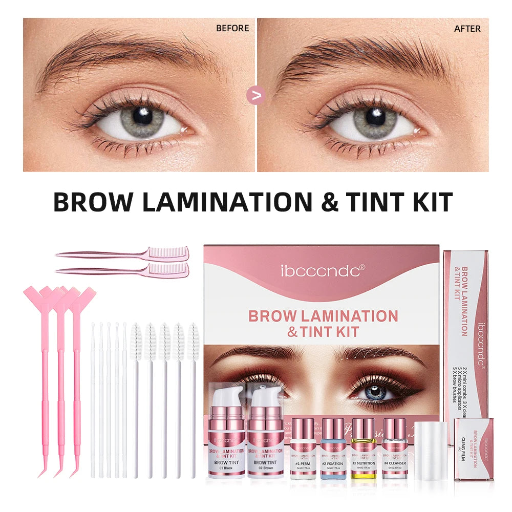 Professional Eyelash and Eyebrow Lift and Tint Kit - 22