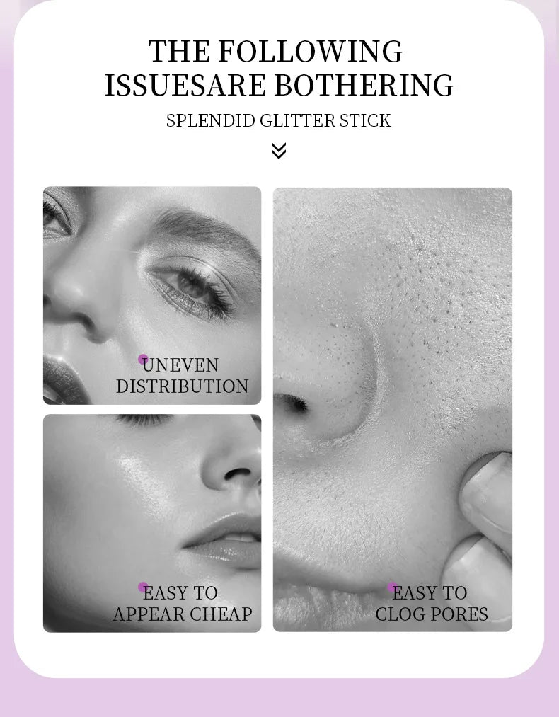 Shimmering Body and Face Glitter Stick - 8
