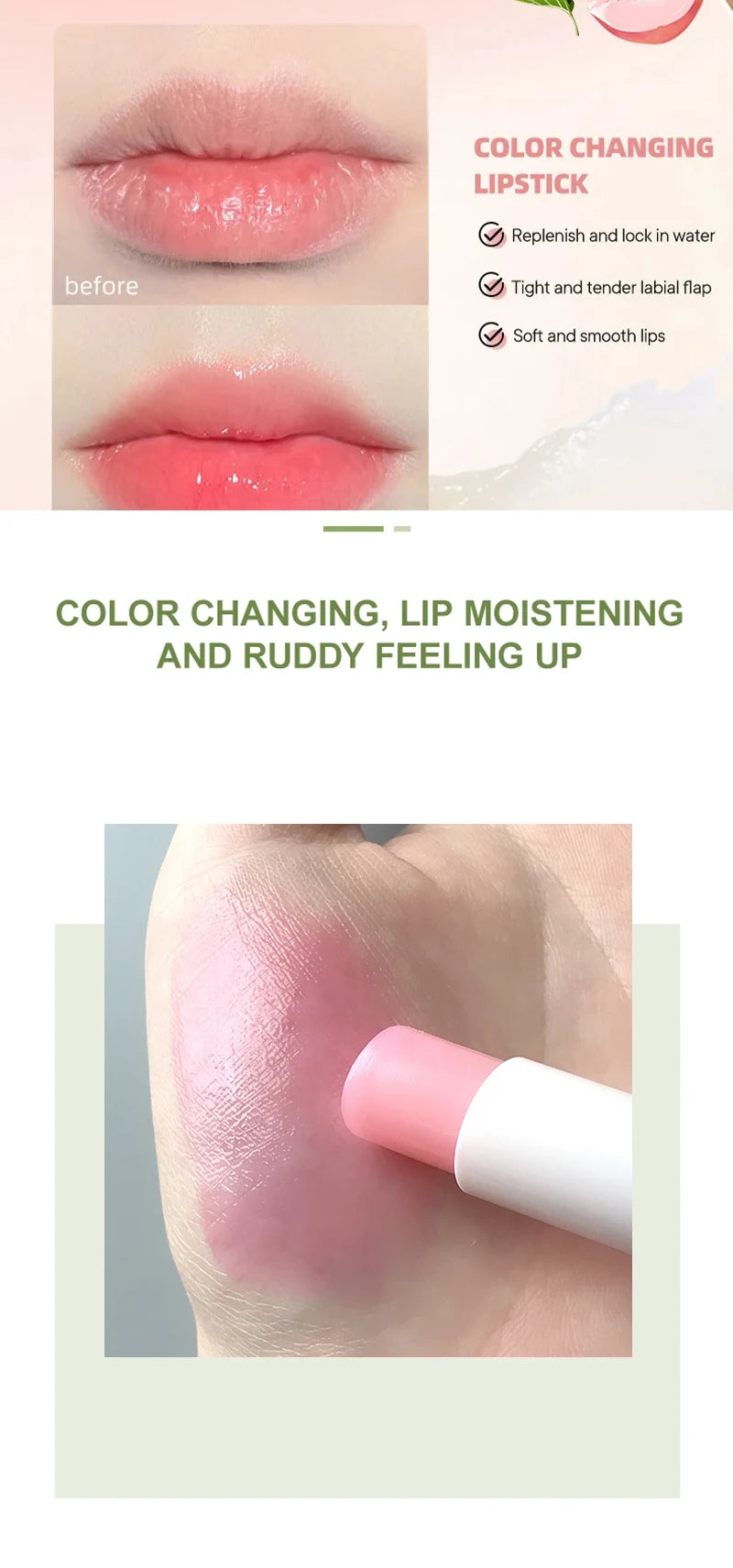 Color-Changing Moisturizing Lip Balm Set