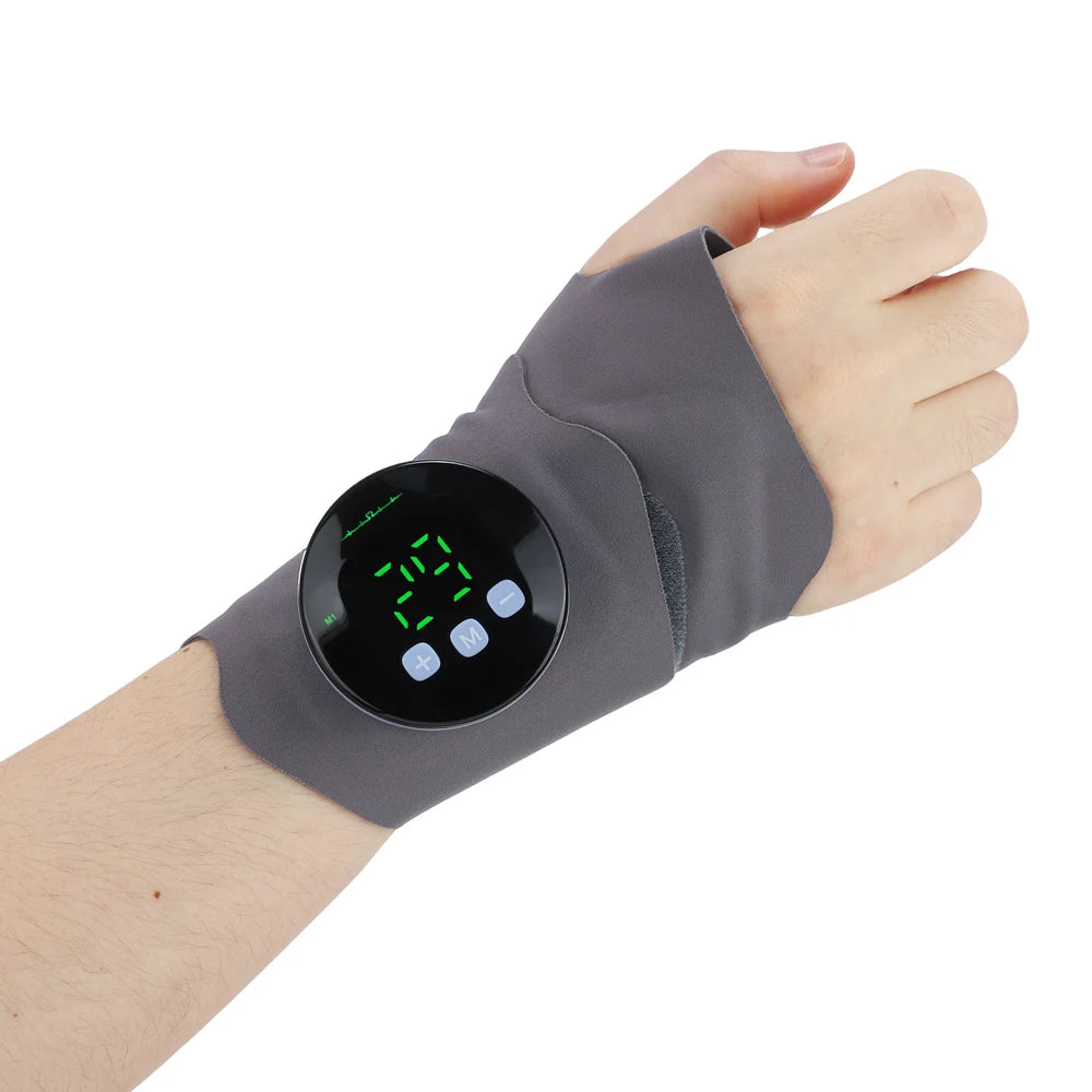 Electric Microcurrent Wrist Massager for Pain Relief
