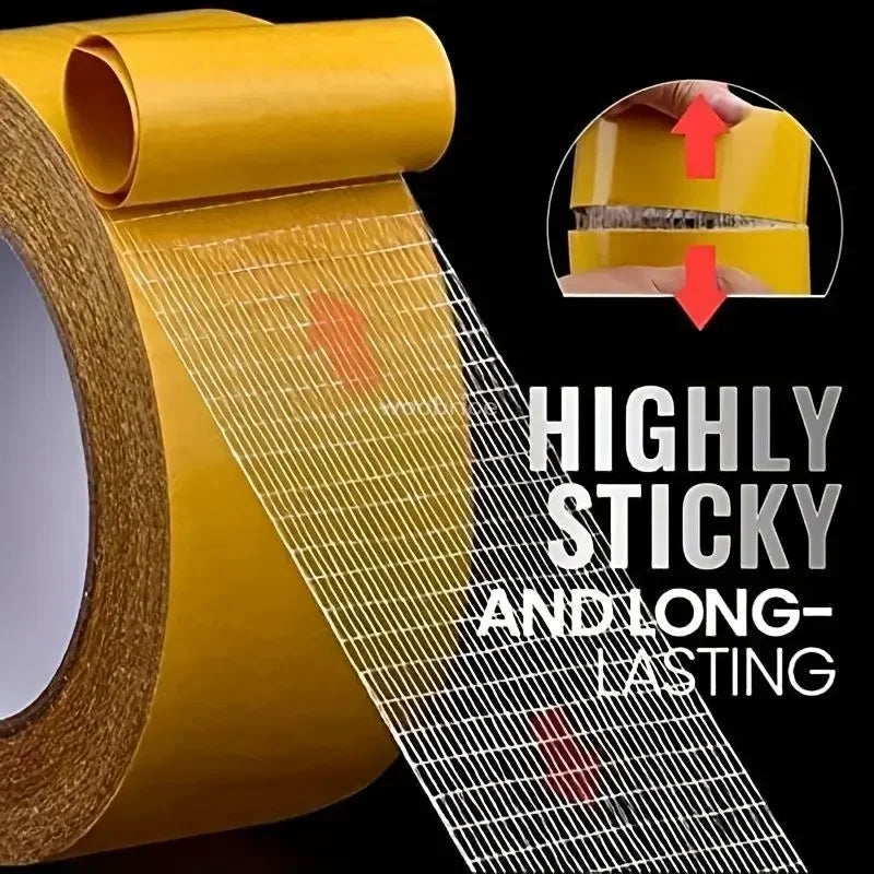 Heavy-Duty Waterproof Double-Sided Mesh Tape
