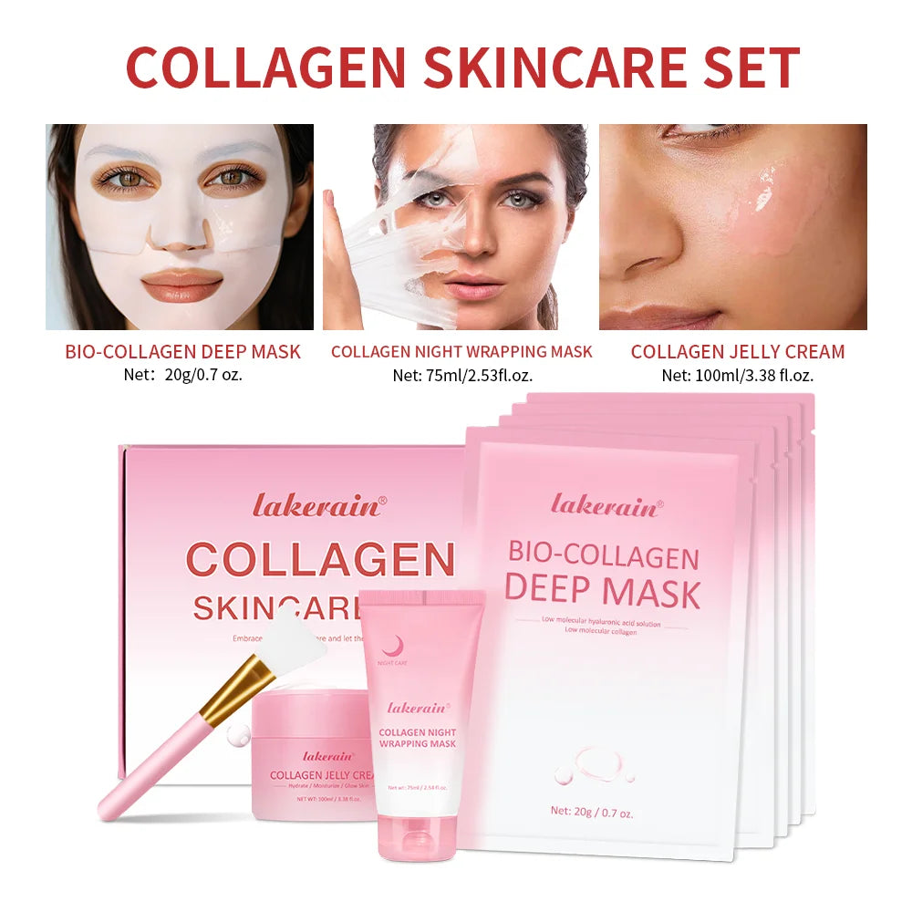 Collagen Face Skincare Set for Radiant and Hydrated Skin