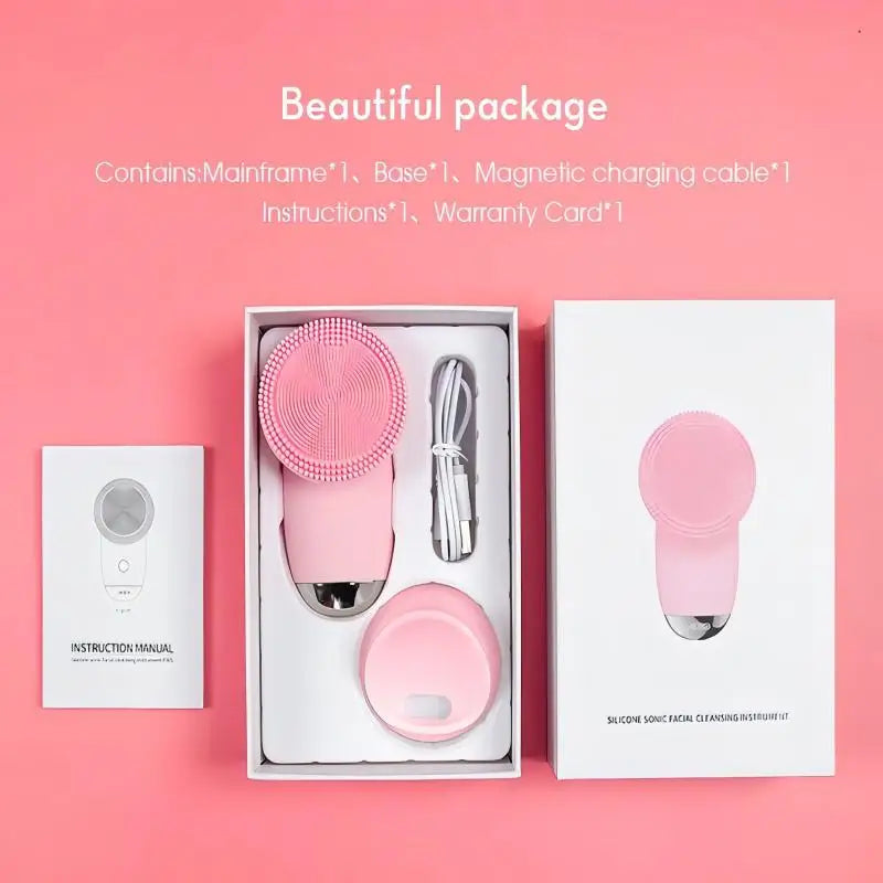 Electric Sonic Facial Cleansing Brush for Radiant Skin - 6