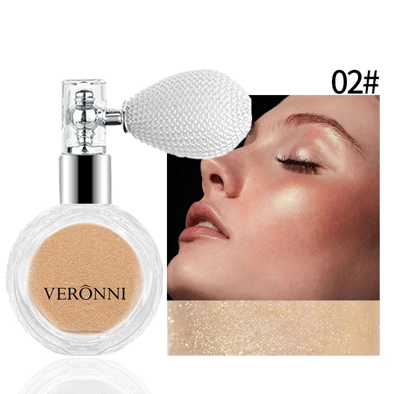 Shimmering Fairy Dust Highlighter Spray for Face and Body