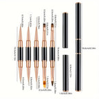Dual-End Nail Art Liner Brush Set for Precise DIY Manicures