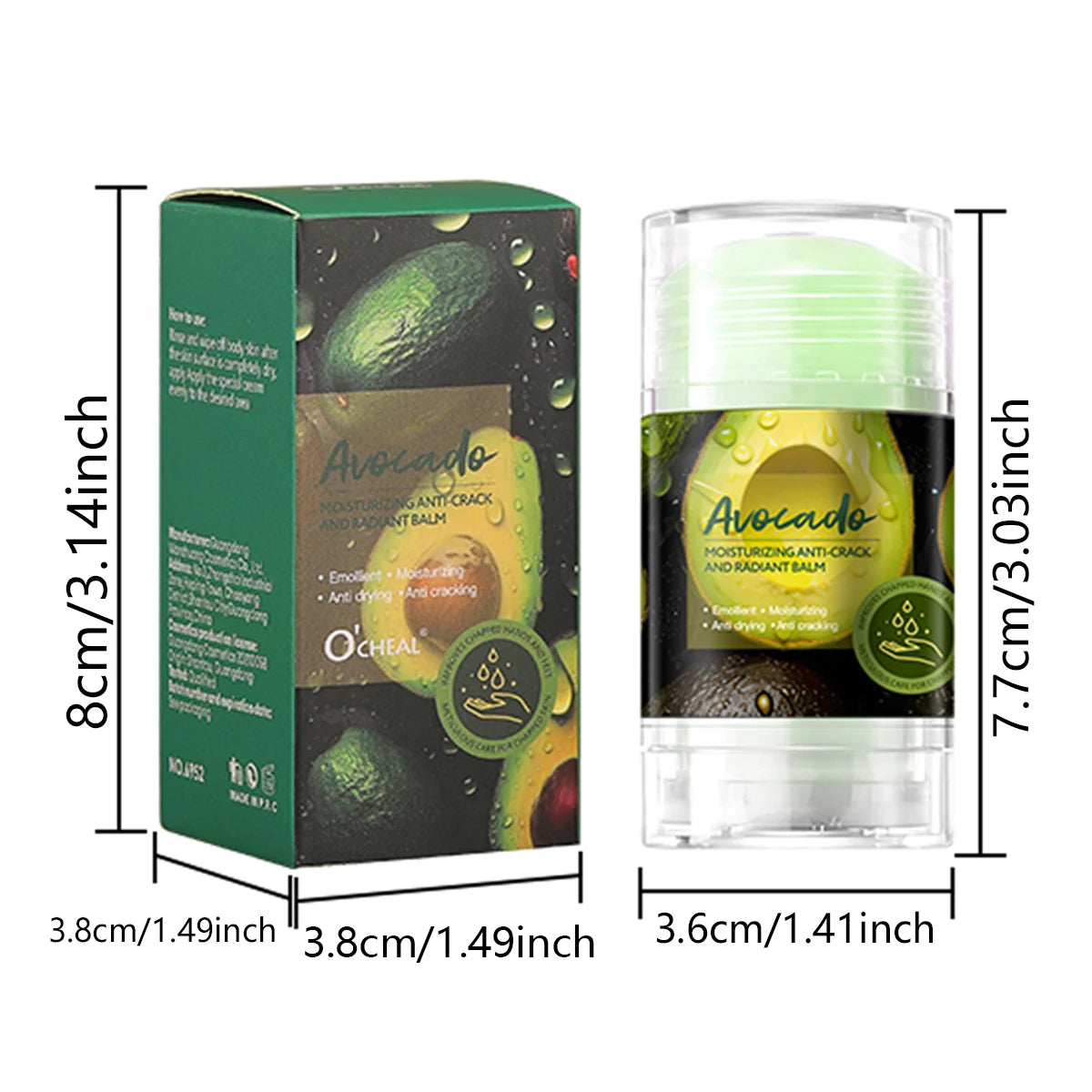 Avocado Moisturizing Balm for Cracked Heels and Dry Skin - 3