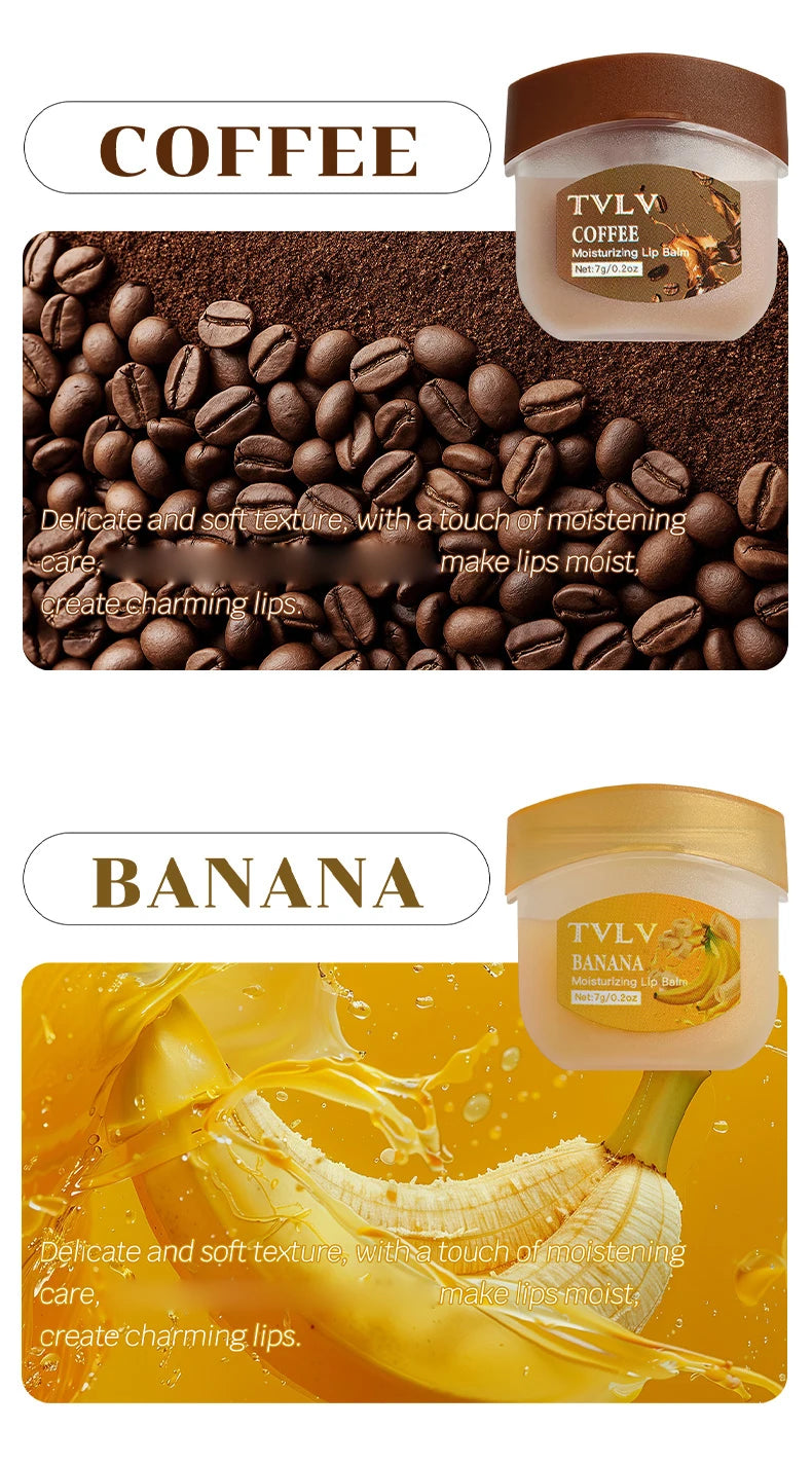 Hydrating Fruit Extract Lip Balm Set for Soft Smooth Lips