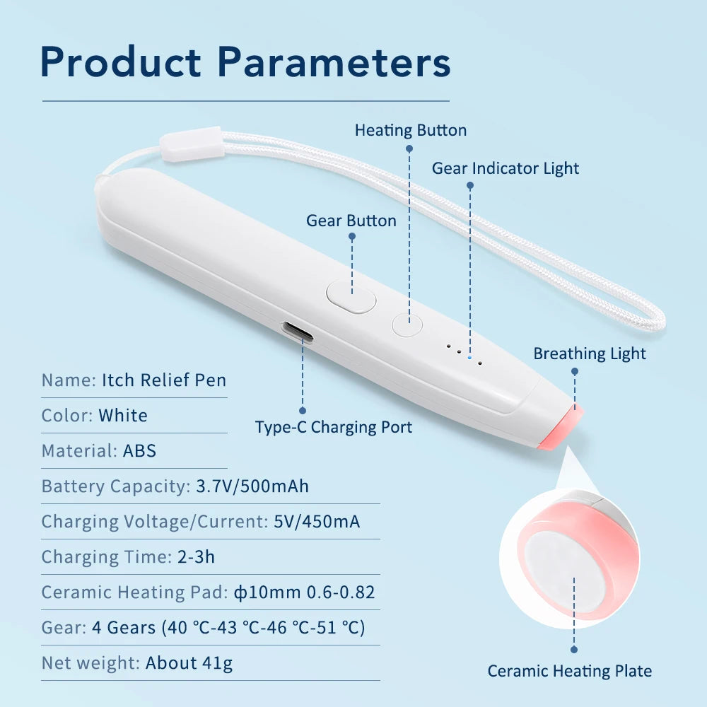 Portable Electric Insect Bite Itch Relief Pen