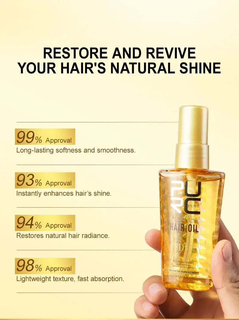Smoothing Moroccan Hair Oil for Frizz Control and Shine