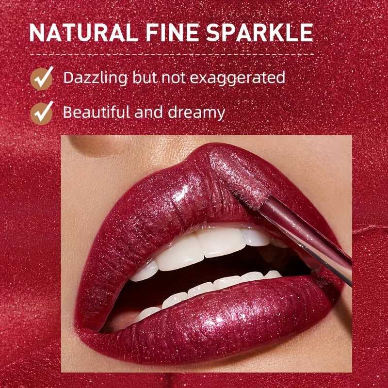 Shimmering Long-Lasting Waterproof Liquid Lipstick - 3