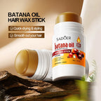 Batana Oil Hair Styling Wax Stick for Smooth Shiny Hair