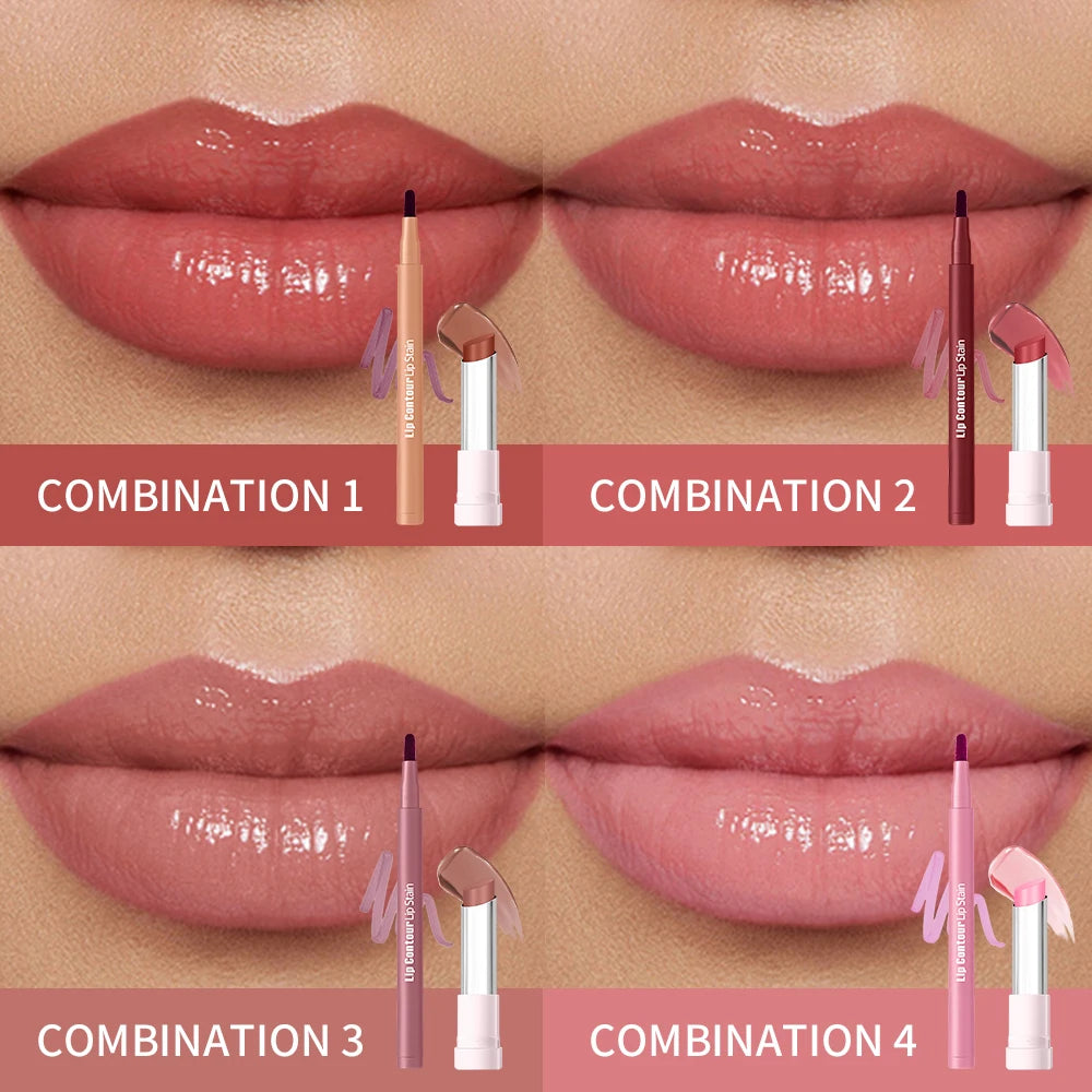 Hydrating Lip Contour and Balm Makeup Set