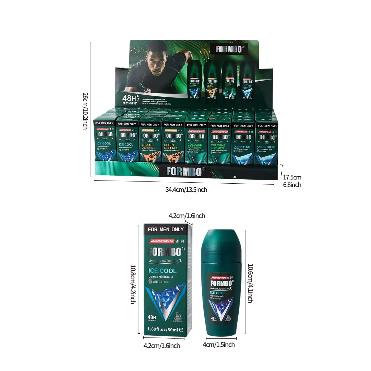 Long-Lasting Anti-Sweat Body Lotion for Men