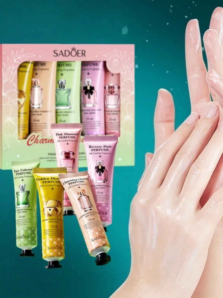 Hydrating Fragrant Hand Cream Set for Soft Smooth Skin - 11