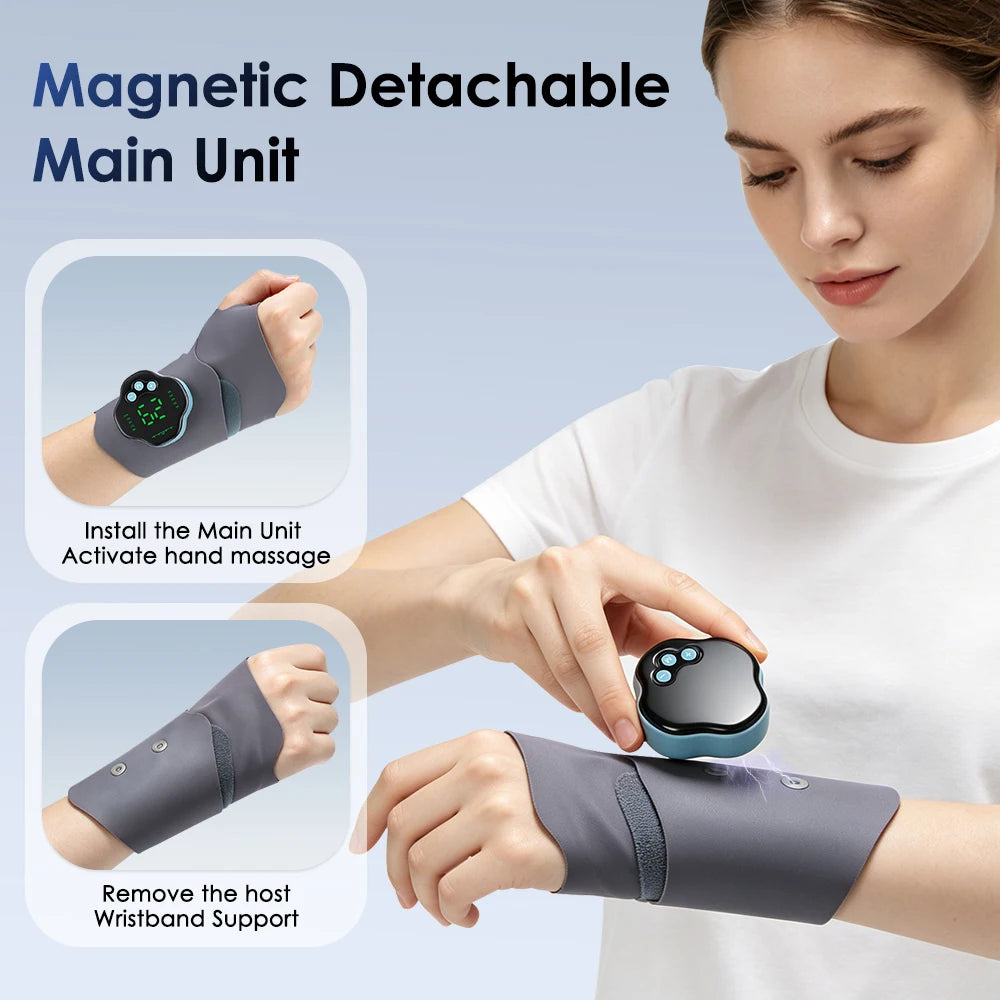 Electric Microcurrent Wrist Massager for Pain Relief - 4