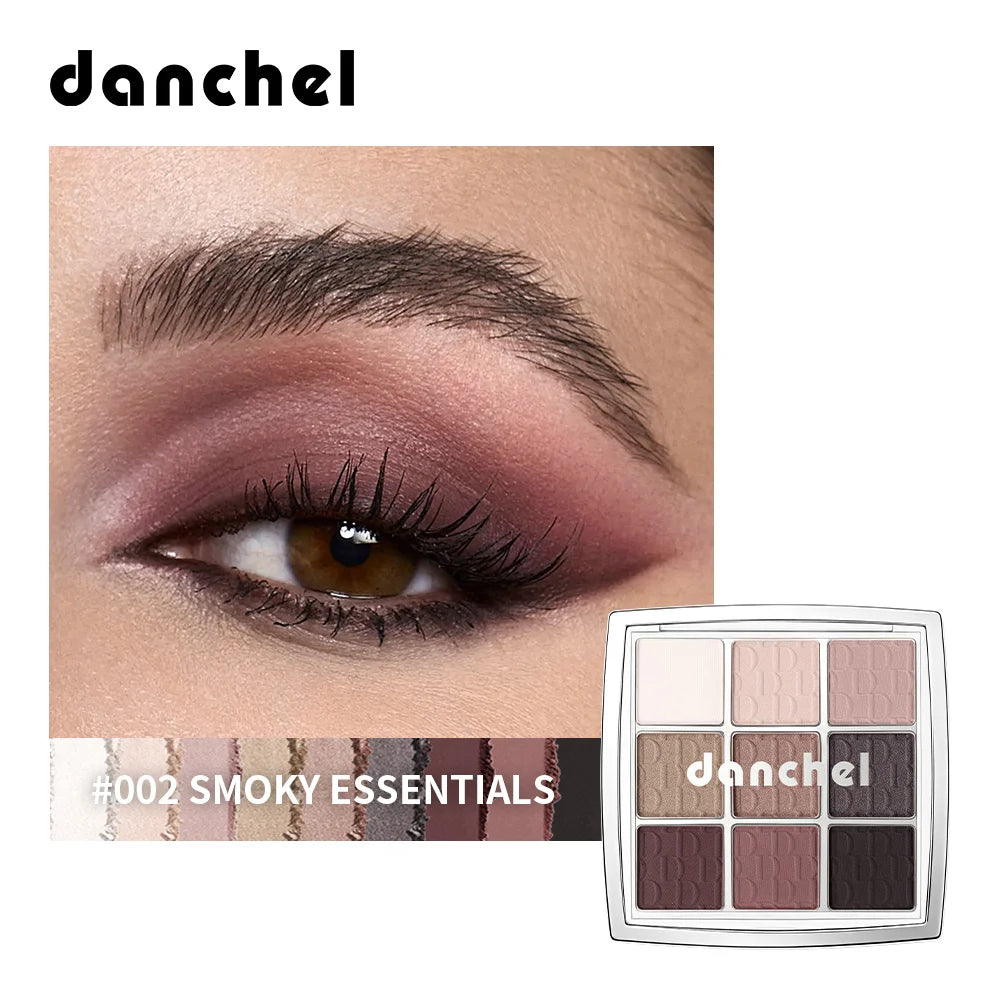 9-Color Professional Eyeshadow Palette for Daily and Party Looks