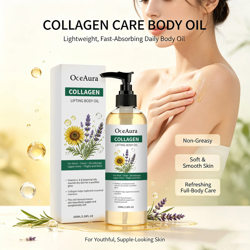Collagen Nourishing Body Oil for Smooth Hydrated Skin