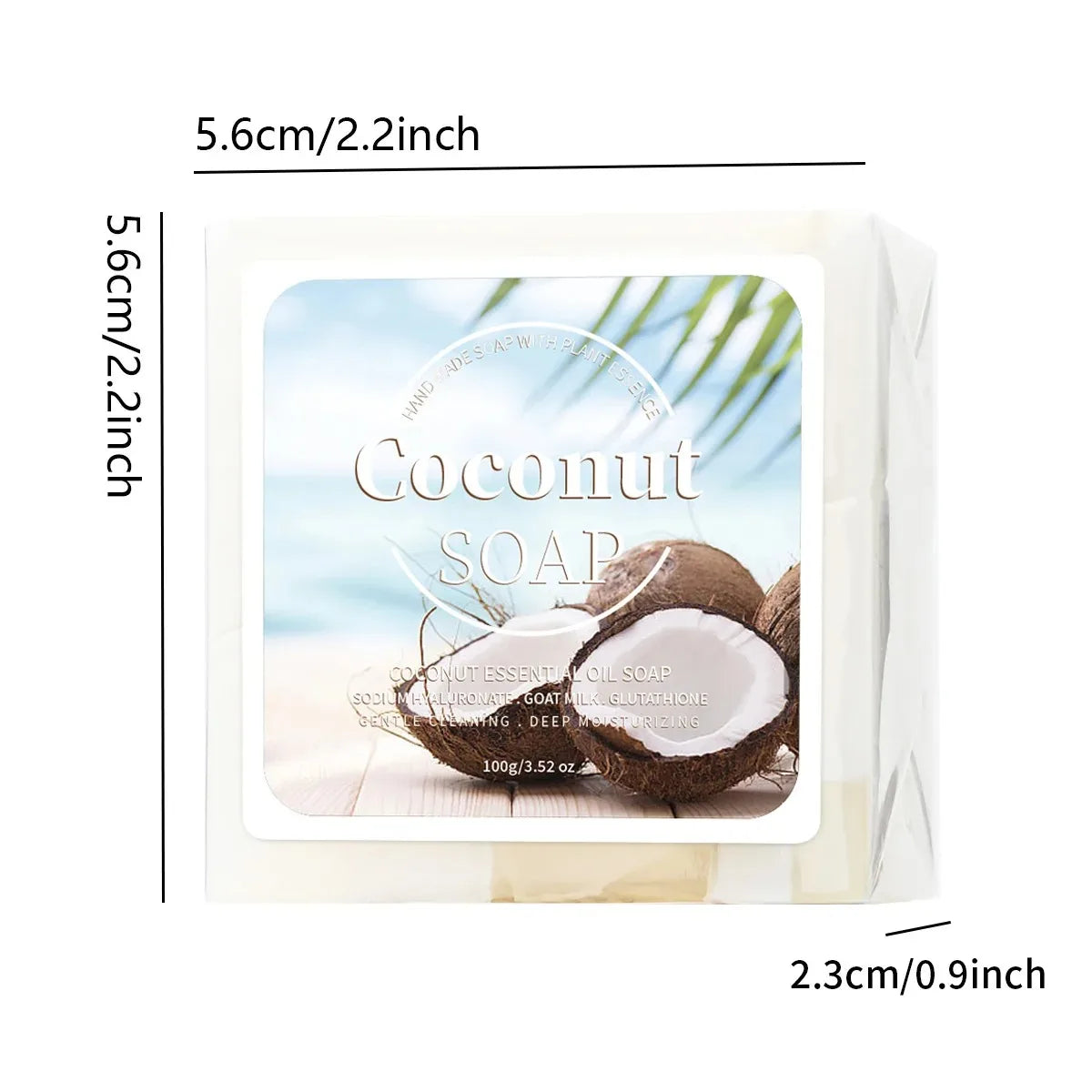 Organic Coconut and Goat Milk Facial Cleansing Soap Bar - 11