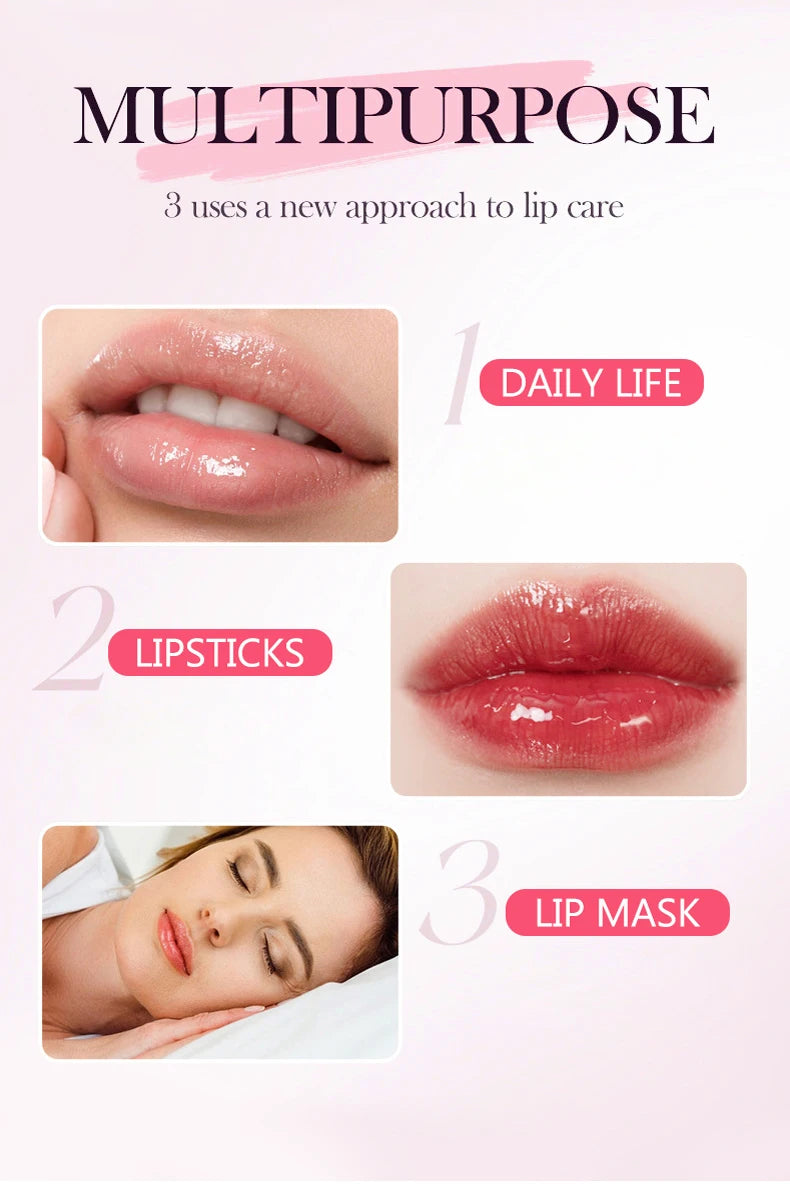 Fruit Scented Moisturizing Lip Oil and Balm Set
