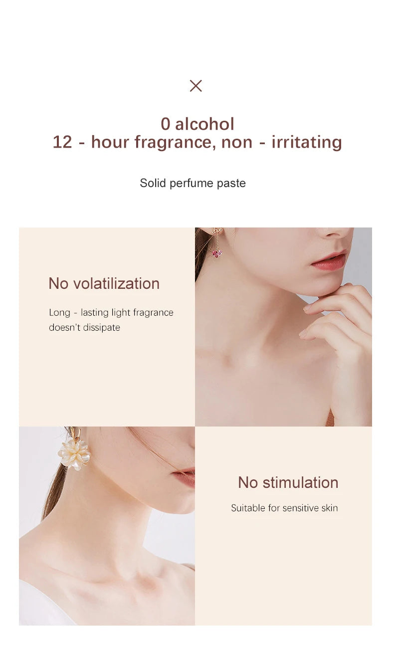 Long-Lasting Portable Solid Perfume Balm